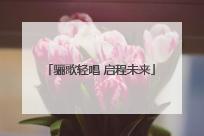 骊歌轻唱 启程未来