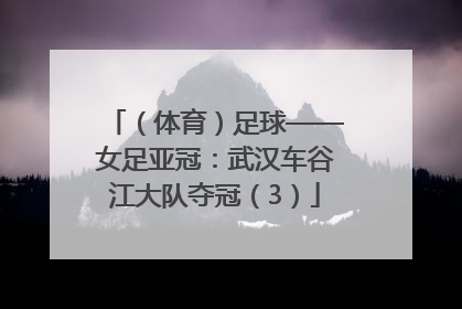 （体育）足球——女足亚冠：武汉车谷江大队夺冠（3）