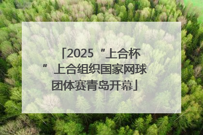 2025“上合杯”上合组织国家网球团体赛青岛开幕
