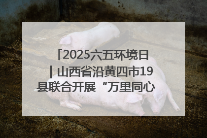 2025六五环境日｜山西省沿黄四市19县联合开展“万里同心，共护黄河”环保志愿者助力一泓清水入黄河公益活动