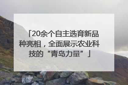 20余个自主选育新品种亮相，全面展示农业科技的“青岛力量”